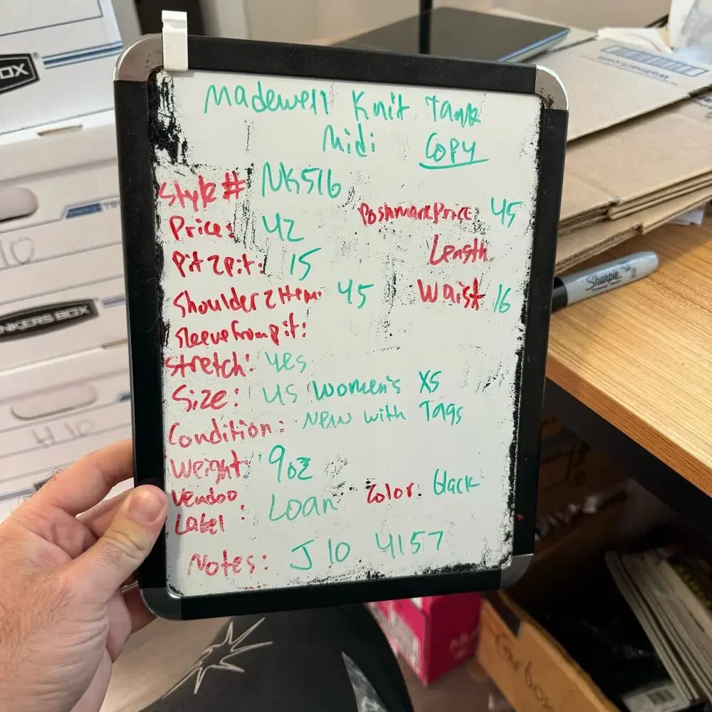 Madewell Knit Tank Midi Flowy Summer Casual Dress US Women's XS New - Picture 7 of 7